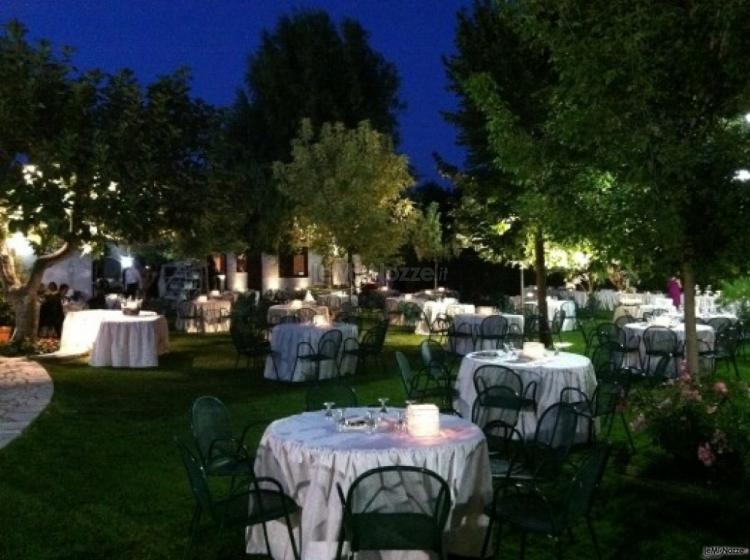 Masseria Protomastro - Allestimento giardino per matrimonio serale