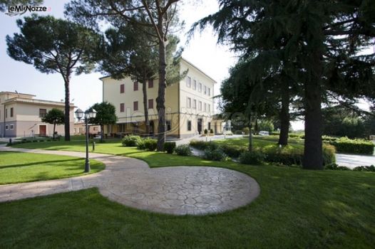 Esterno della location di matrimonio a Frascati (Roma)