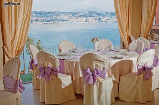 Tavoli per il matrimonio a Napoli