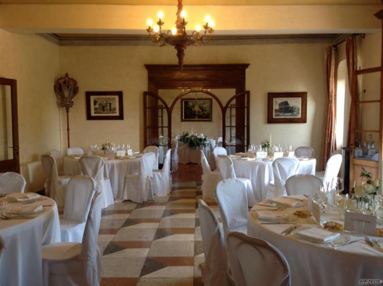 Villa Vanzetti - La sala ristorante interna per le nozze