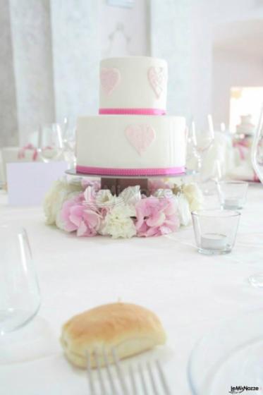 Wedding cake rosa