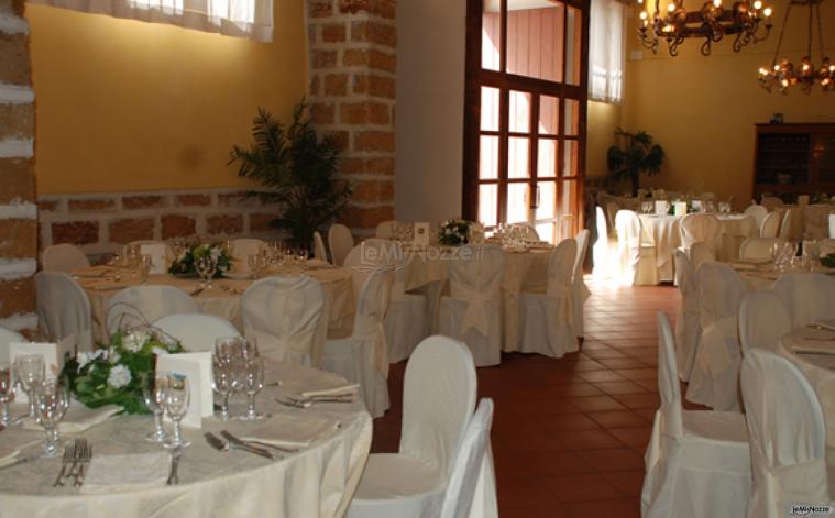 Sala per ricevimenti di matrimonio di Villa Cefalà