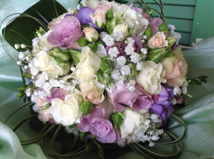 Bouquet sposa lilla - Roberta fiori Viverone