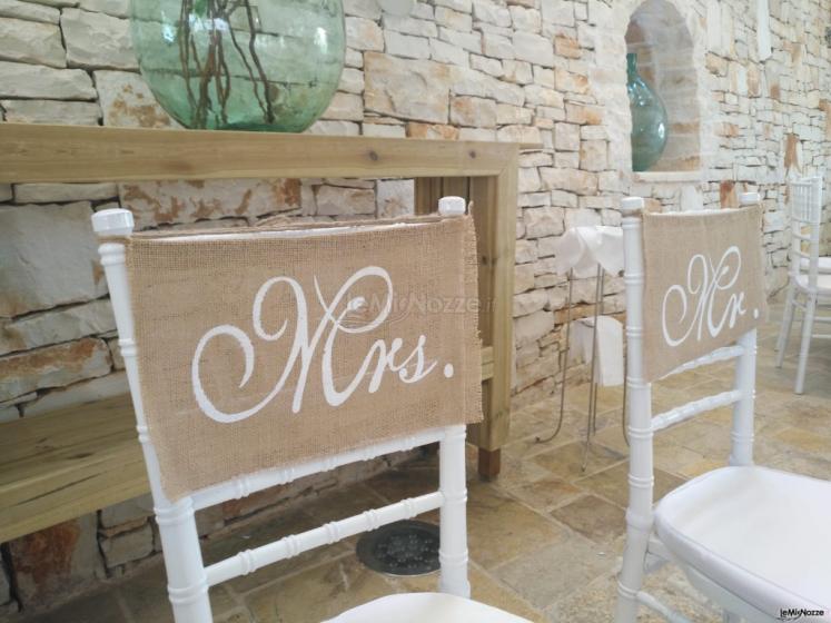 Masseria Bonelli - Le sedie degli sposi