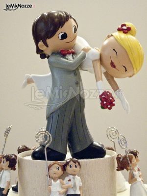 Cake topper per la torta di matrimonio