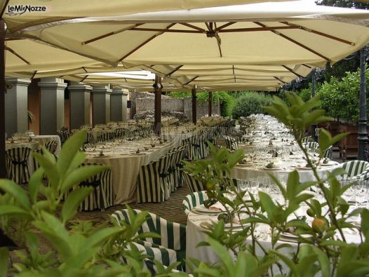 Ricevimento di matrimonio in giardino - Casal Romito