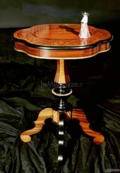 Mobili Intarsiati artistici - Tavolino in stile Modello Napoleone