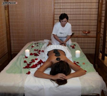 Massaggio rilassante per la sposa