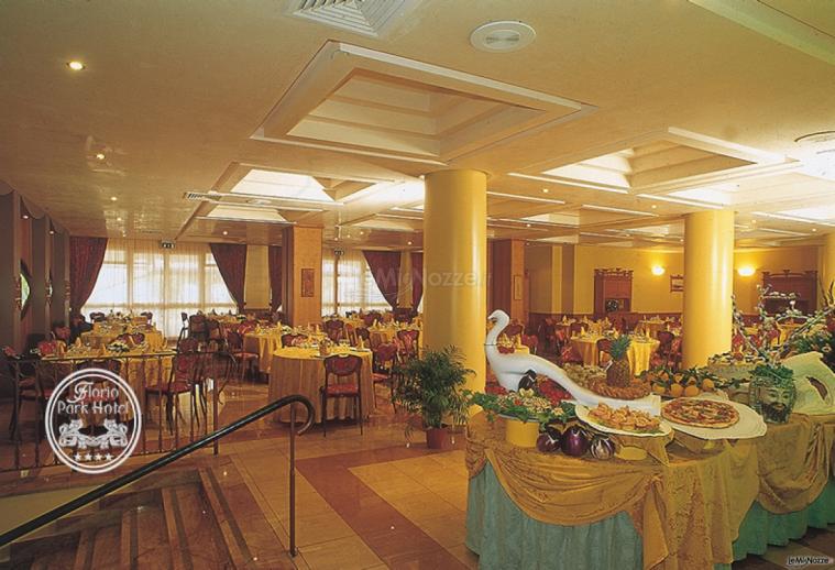 Elegante sala ricevimenti ideale per matrimoni al Florio Park Hotel