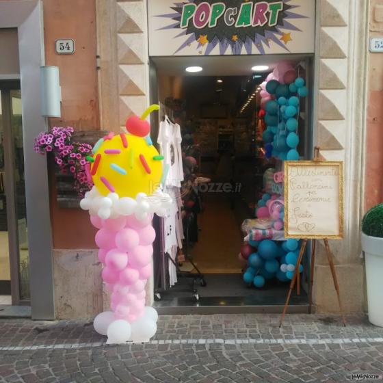 Pop c'Art - Le decorazioni con i palloncini per il matrimonio a Tivoli