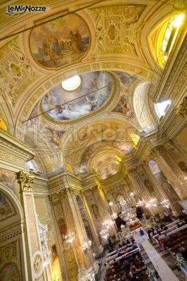Allestimento della chiesa per il matrimonio - Wedding planner a Genova