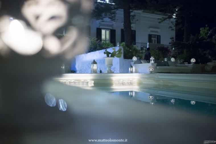 F&B Luxury Events - Dettagli di luce a bordo piscina