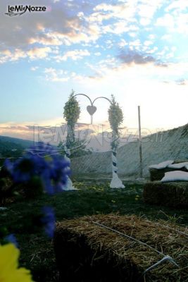 Cerimonia di matrimonio in giardino - Agriturismo Al Regio Tratturo a Pescara