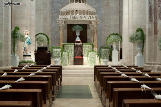 Allestimento floreale della chiesa - Le Creazioni Artistiche a Chieti