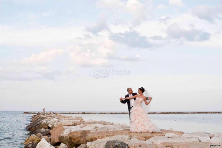 Foto di nozze sul mare
