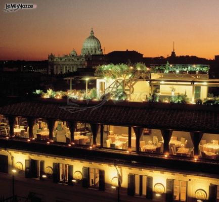 Roof Garden Restaurant Les Etoiles - Location con vista su Roma