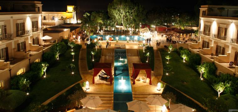 Il Giardino di Costanza Luxury Resort visto dall'alto
