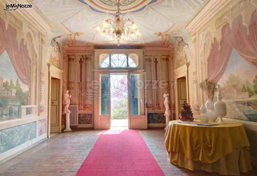 Sala interna per il ricevimento di nozze - Villa Lauri