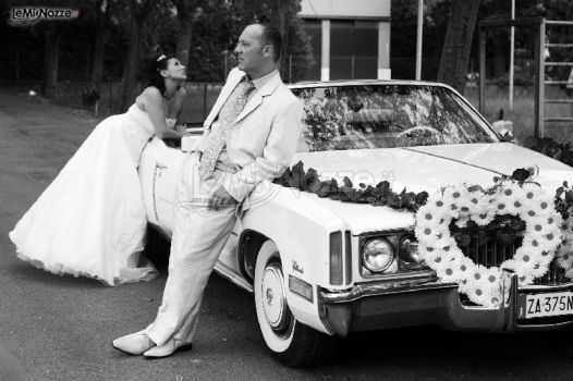 Fotografie degli sposi con la macchina da cerimonia