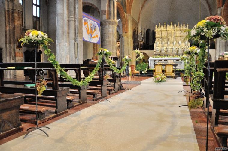 Addobbo Matrimonio - Basilica S.Eustorgio Milano - Patrizia Eventi - Foto 3