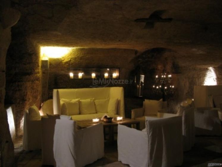 Masseria Torre Coccaro - Lounge del Frantoio per gli ospiti alle nozze