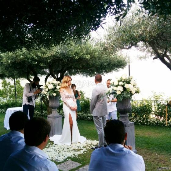 Ginger Bloom - Matrimonio mediterraneo sulla costa d'Amalfi: cerimonia