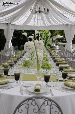 Tavolo imperiale per il banchetto di nozze