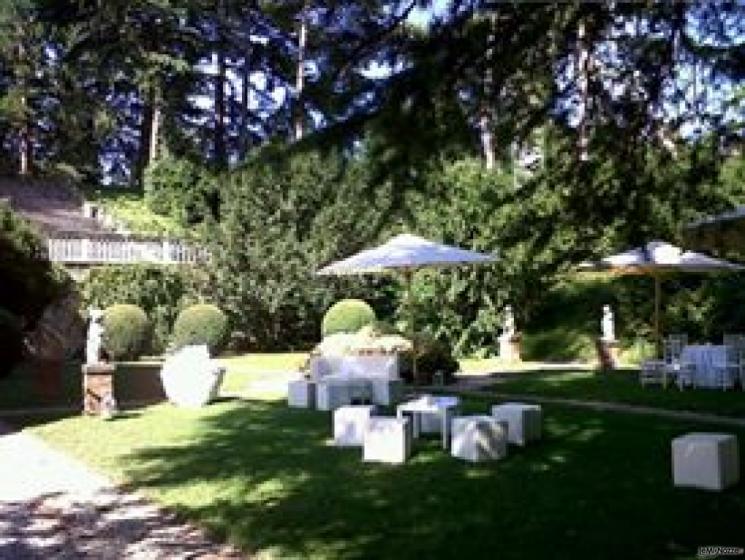 Villa Vanzetti - Allestimento per il rinfresco in giardino