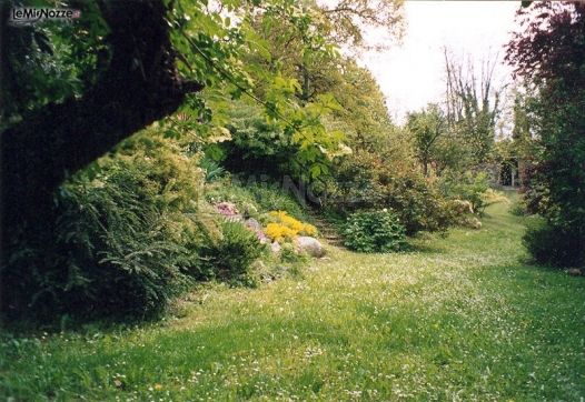 Giardino botanico della location di nozze
