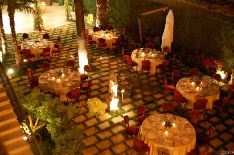 Astoria Palace Ricevimenti - Disposizione dei tavoli per il matrimonio