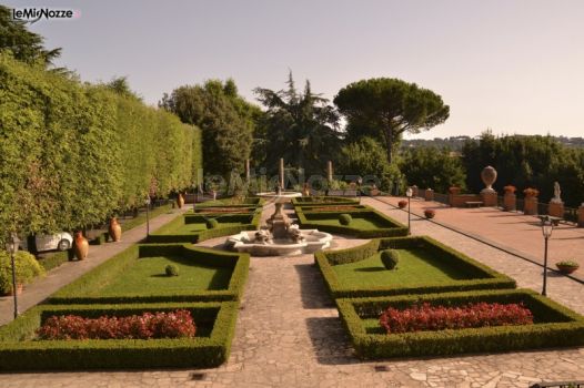 I giardini all'italiana della villa