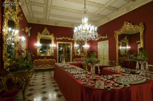 Salone delle feste a Villa Chiaramonte Bordonaro