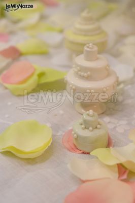 Mini cake decorate da usare come segnaposto