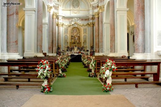 Fiori per il matrimonio in chiesa