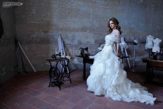 Vestito da Sposa con corpetto ricamato - Modello Adima di Alessandra R.