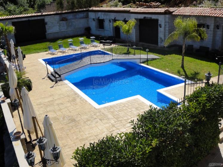 La piscina di Villa Montereale