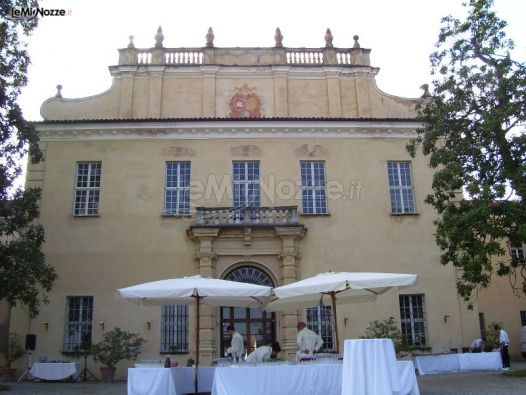 Ricevimento di matrimonio in un castello