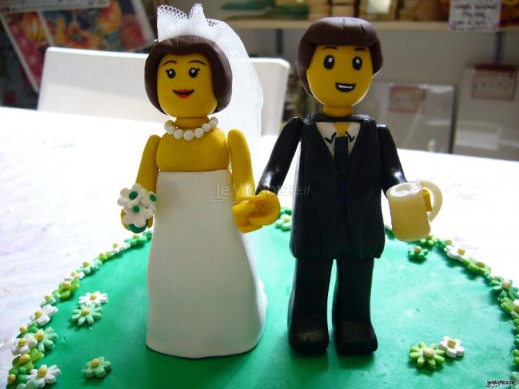 Il Rifugio delle Artiste - Cake topper tema 'Lego'