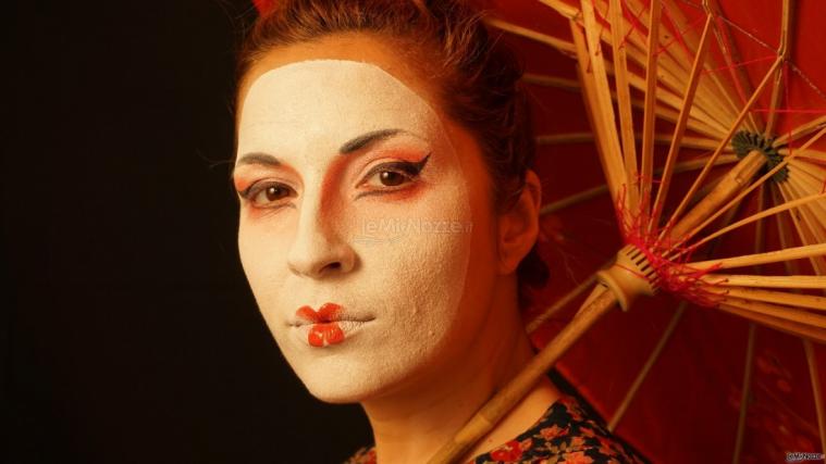 Viktoria makeup - Trucco con ispirazione geisha