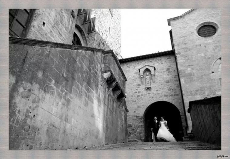 Gli sposi a San Gimignano