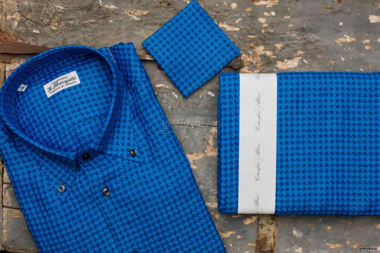 Sartoria Margutti - Camicia in lino blu