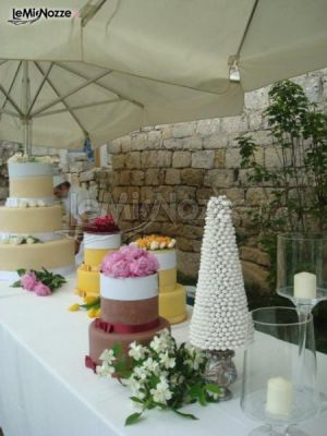 Tavolo dei dolci della wedding planner Wanda Lombardo a Catania
