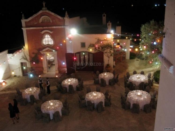 Masseria Torre Coccaro - Cena di nozze nell'aia della masseria