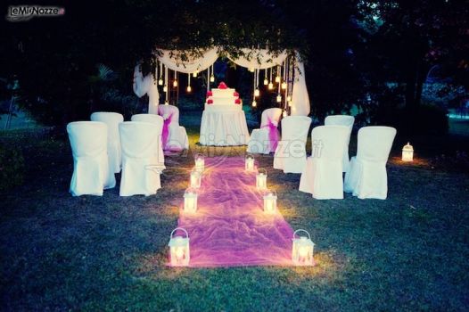Celebrazione delle nozze nel giardino di Villa Patrizia (Milano)
