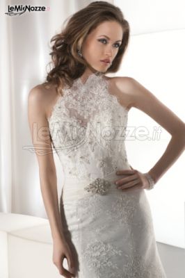 Katia Atelier - Abito da sposa con corpetto ricamato