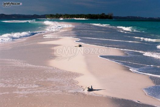 La spiaggia di Nosy Iranja in Madagascar