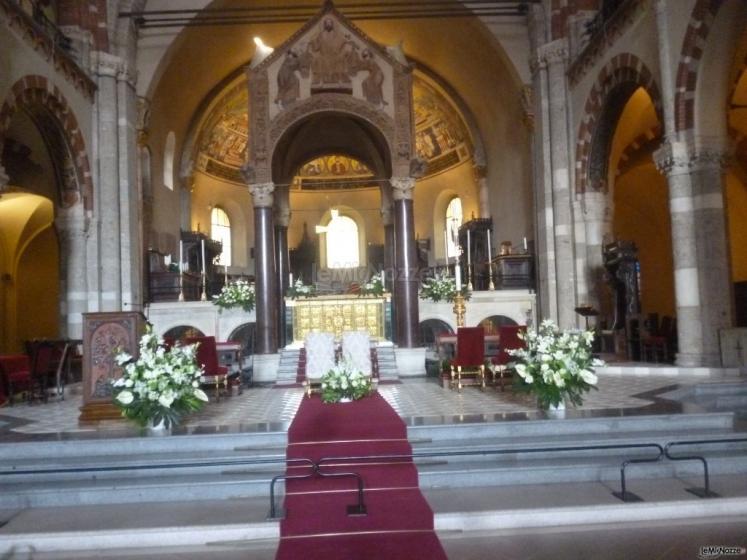 Francesco Mercandelli - Allestimenti floreali per chiesa Sant'Ambrogio