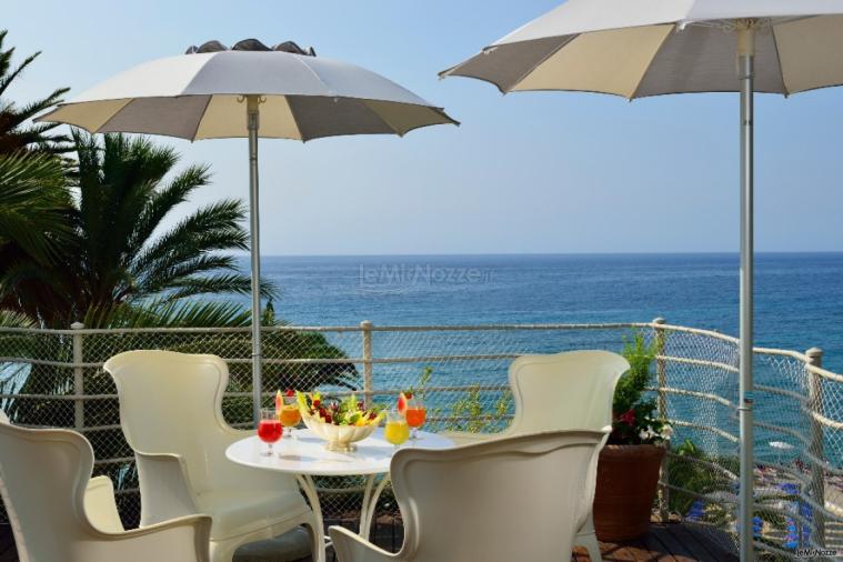 Royal Hotel Sanremo - La terrazza con vista mare