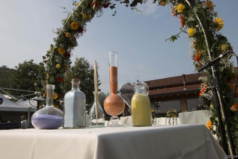 AmaRena - Wedding and event planner - Allestimento per il rito della sabbia (familiare)