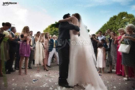 Foto del bacio degli sposi (Tkvideo photo - Diego Tortini)